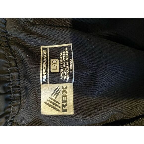 RBX Women's Standard Black L Lined Sports Shorts Gym Running Activewear - Picture 6 of 6